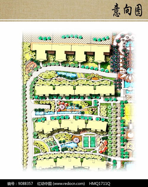 小區(qū)景觀設(shè)計(jì)局部平面