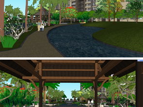 精品小區(qū)景觀su模型設(shè)計(jì)圖下載 圖片27.47mb 植物景觀庫(kù) su模型