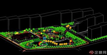 某居住小區景觀設計cad圖紙