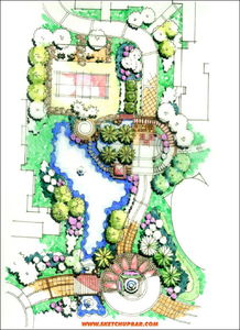 SketchUp在景觀設(shè)計(jì)中的應(yīng)用——兩張小平面圖的創(chuàng)作與分享