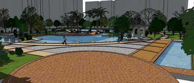 精品景觀游園規(guī)劃 從宅間景觀到廣場(chǎng)SU模型的全面設(shè)計(jì)